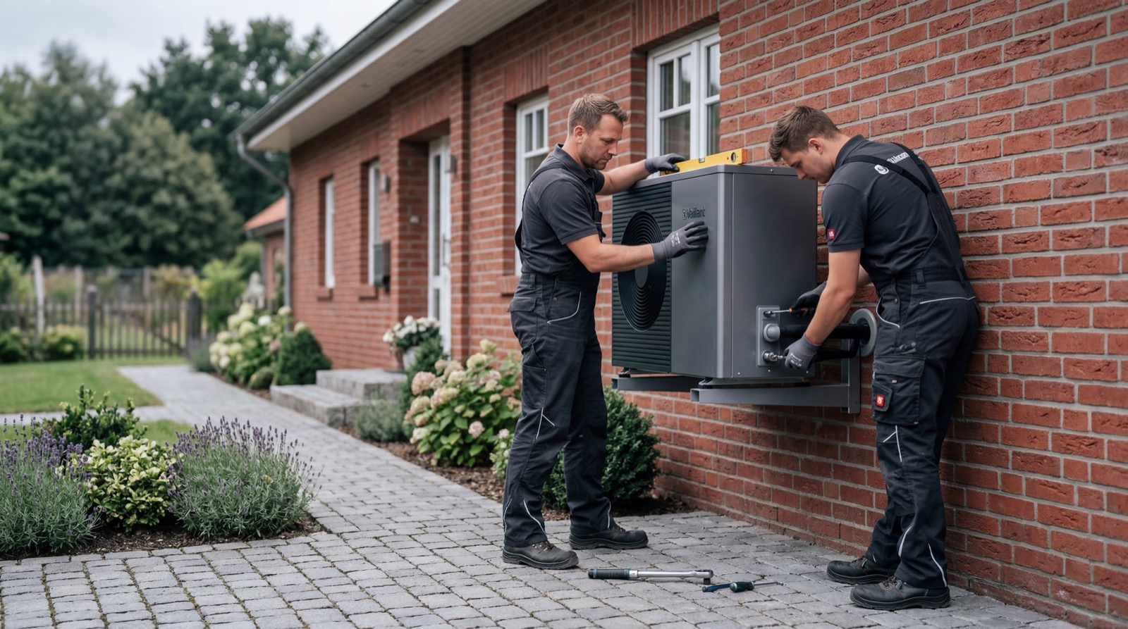 Handwerker bei der Arbeit